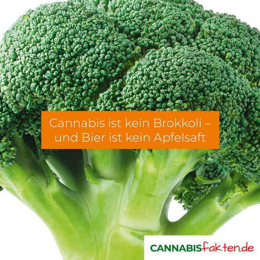 Cannabis ist kein Brokkoli