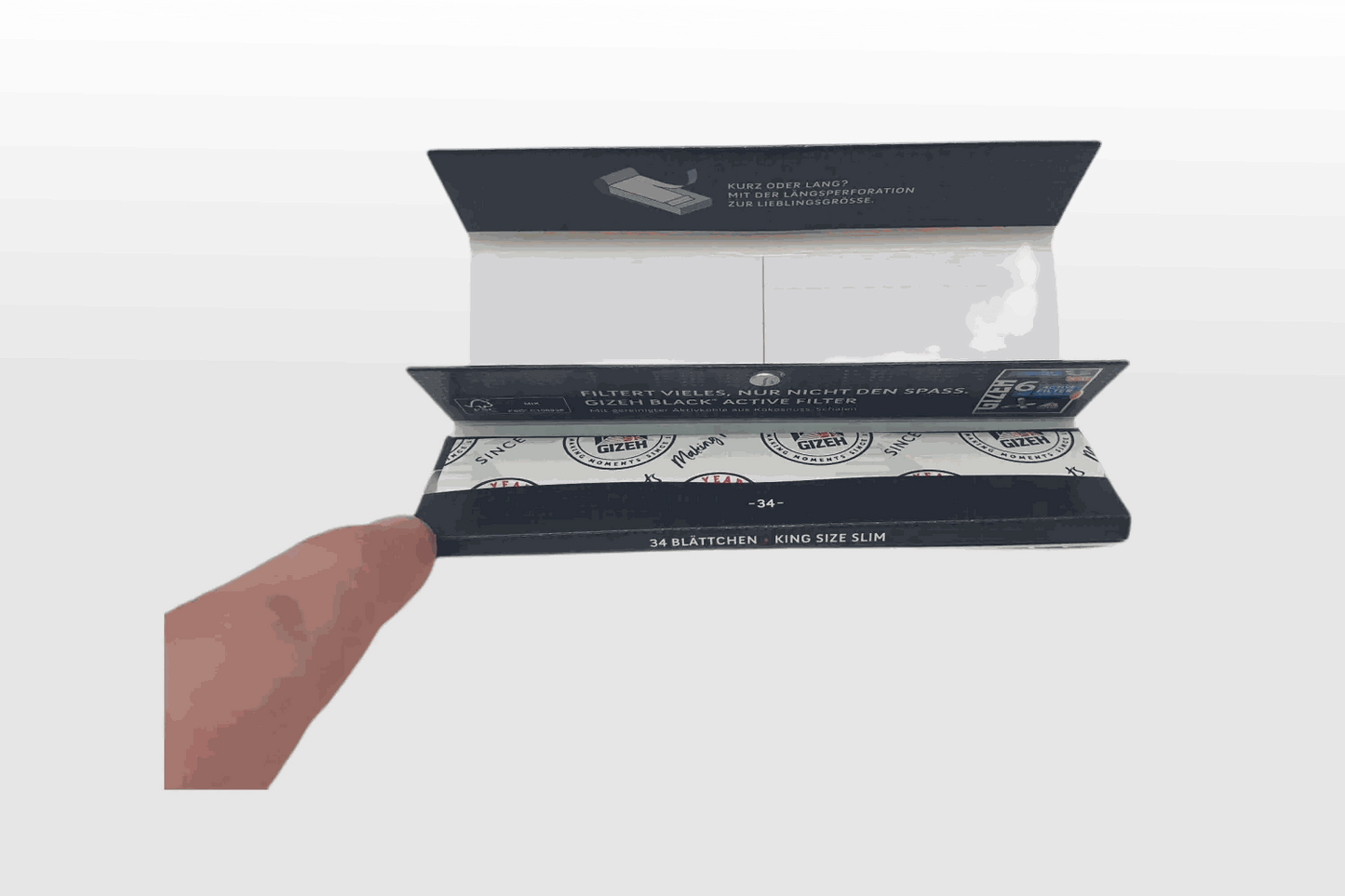 BUFU Hanf & CBD Shop - Zubehör - Gizeh Papes + Filter - Produktbild 3